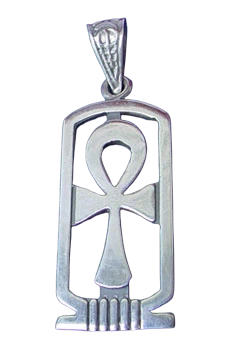 Egyptian Ankh Cartouche Pendant
