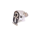Egyptian Ankh Ring in Silver