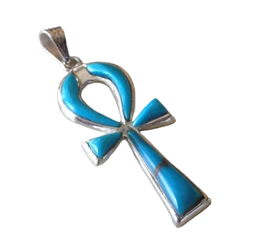 Egyptian Ankh Key of Life Pendant in Silver or Gold