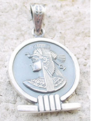  Egyptian Cleopatra Cartouche Silver