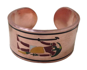 Osiris or Ramses Cartouche Copper Available in Gold Plated