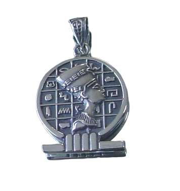 Nefertiti Cartouche Personalized Pendant Made In Egypt Gold Or Silver