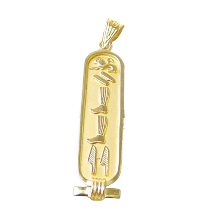 Egyptian Jewelry | Egyptian Cartouche gold-plated