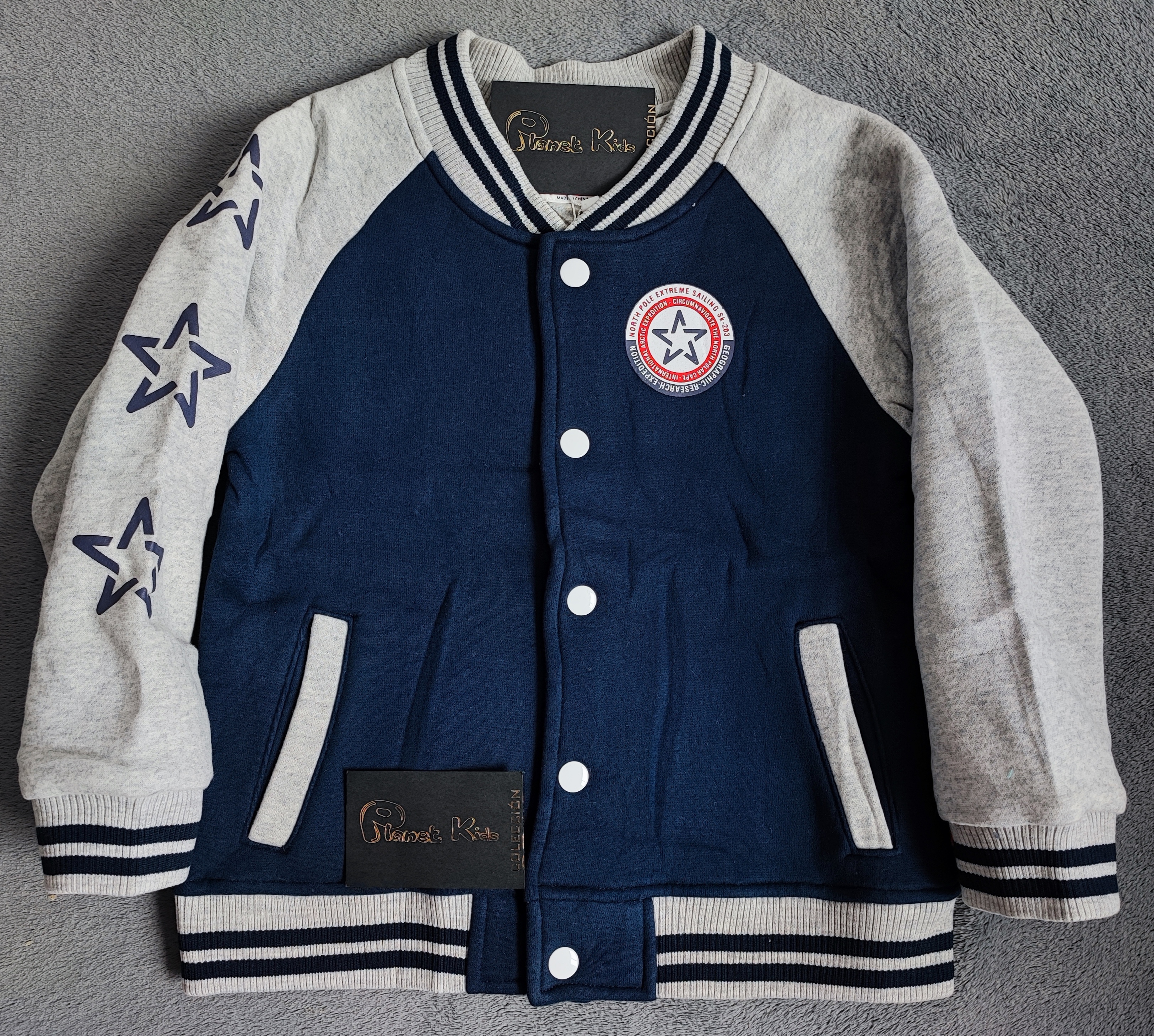 Beisbolera bomber para niños