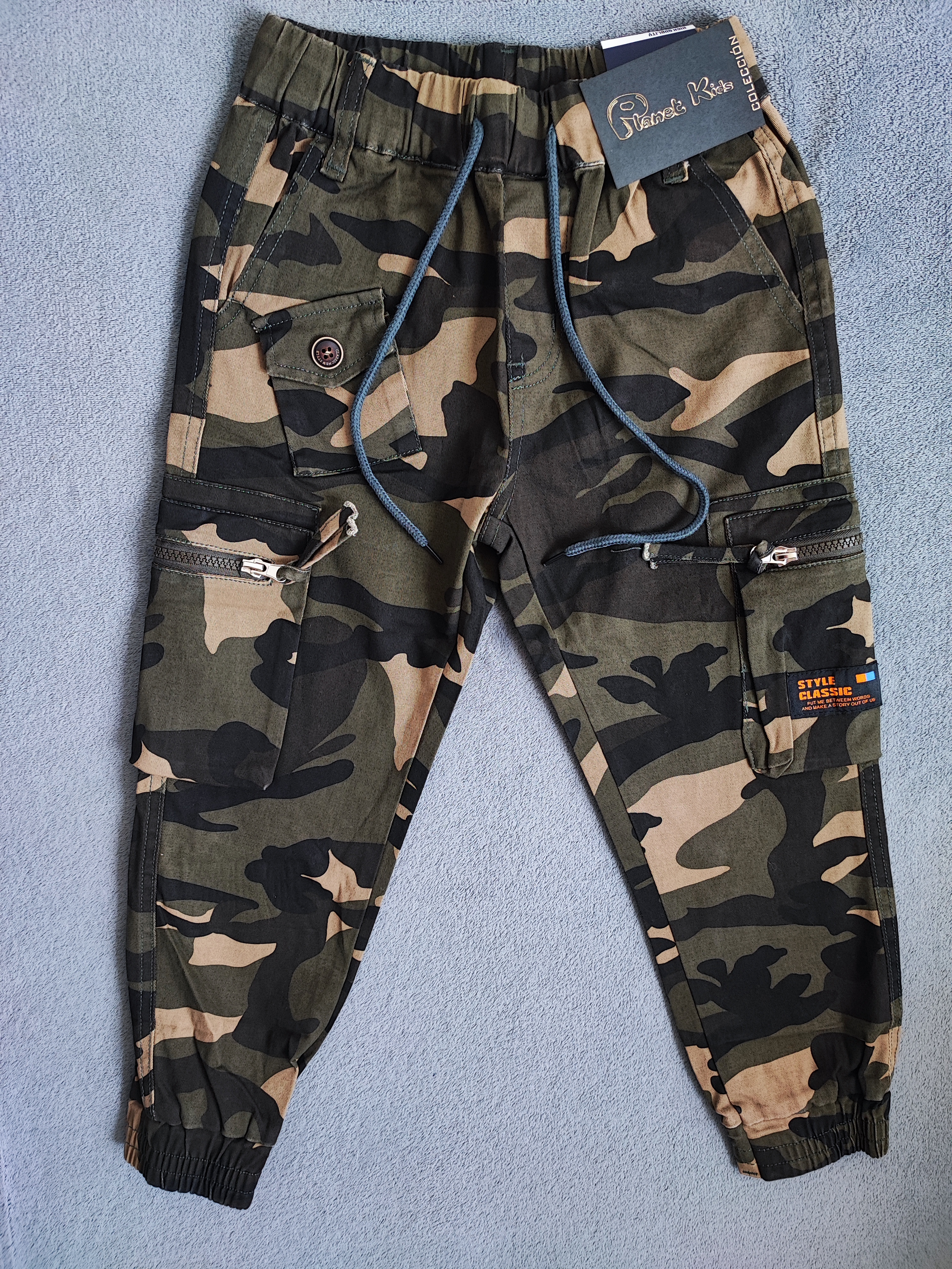 Pantalones de camuflaje para niños