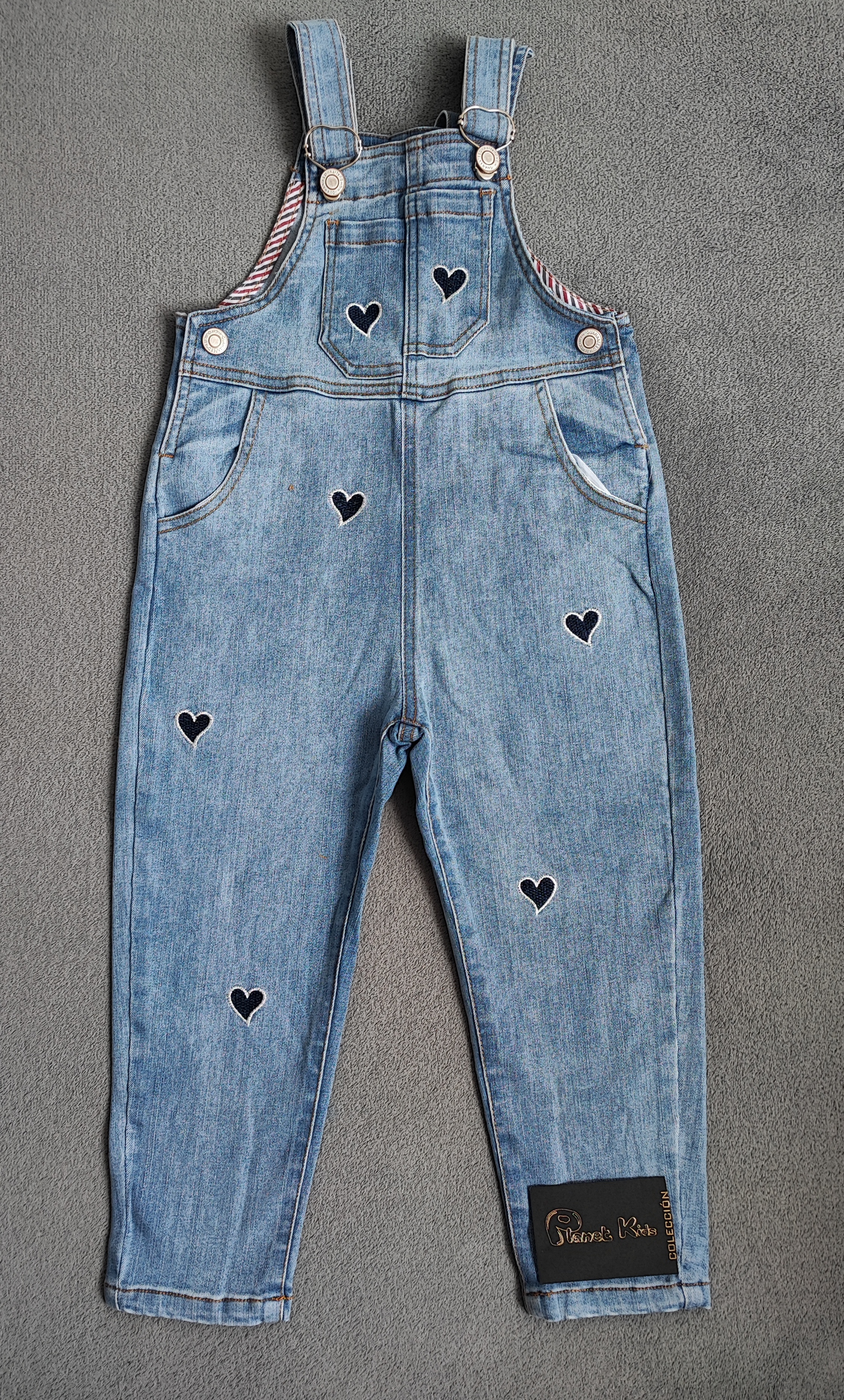 Overol Corazones infantil