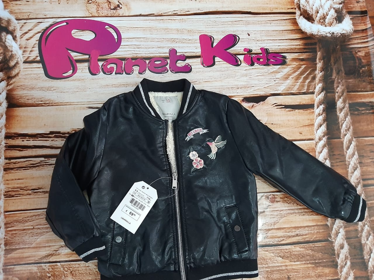 Chaqueta de Cuerina para niña
