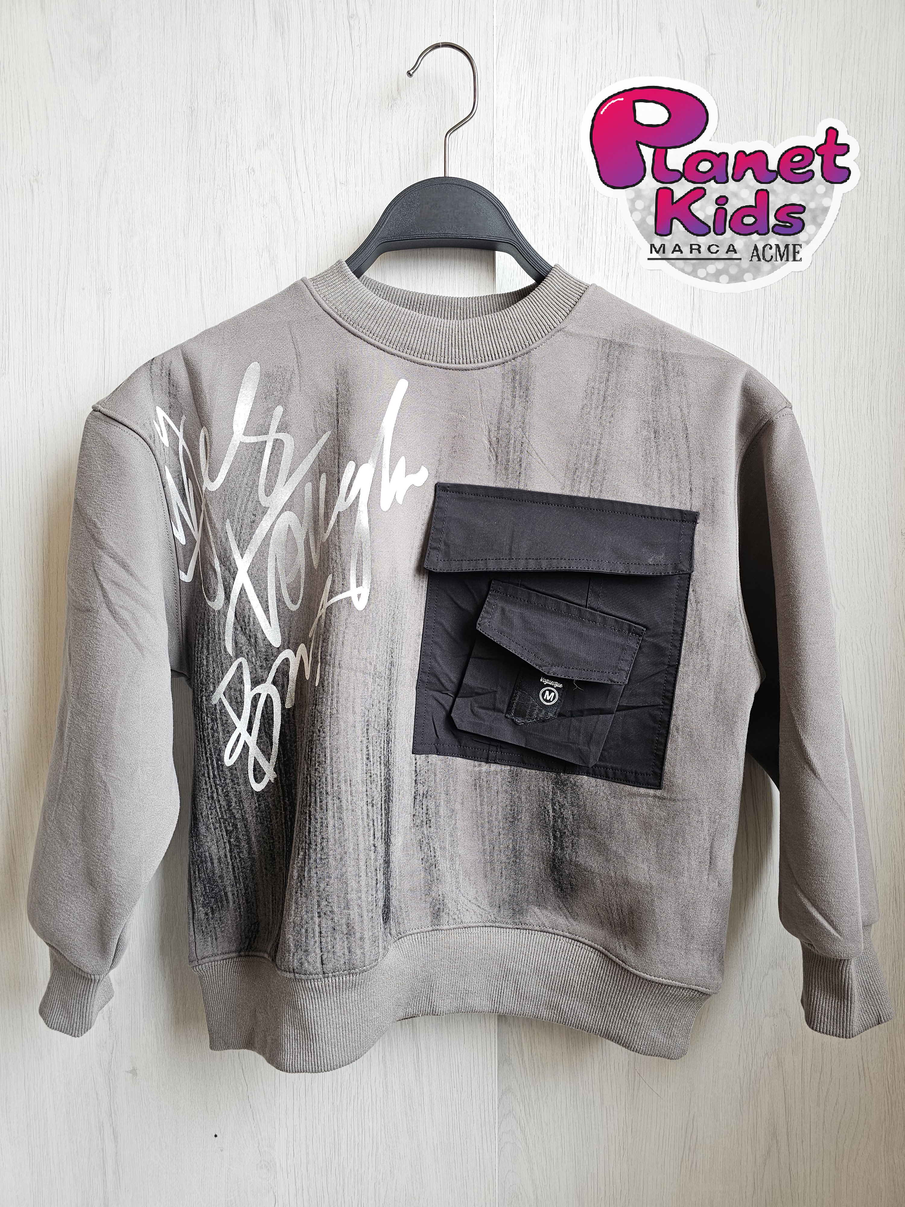 Sudadera Oversize Black para niños