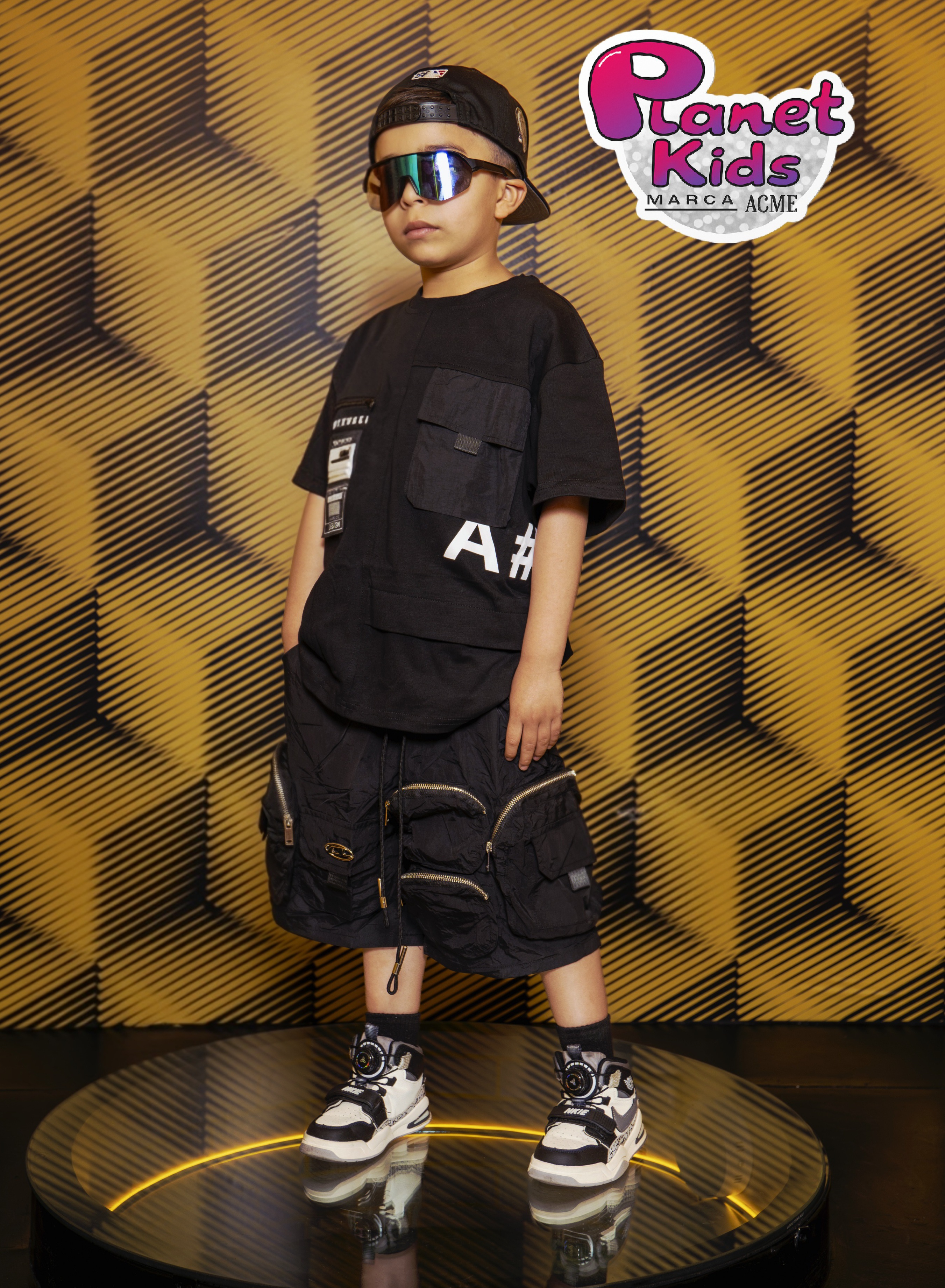 Conjunto D Oversize urbano Bermuda y Camiseta