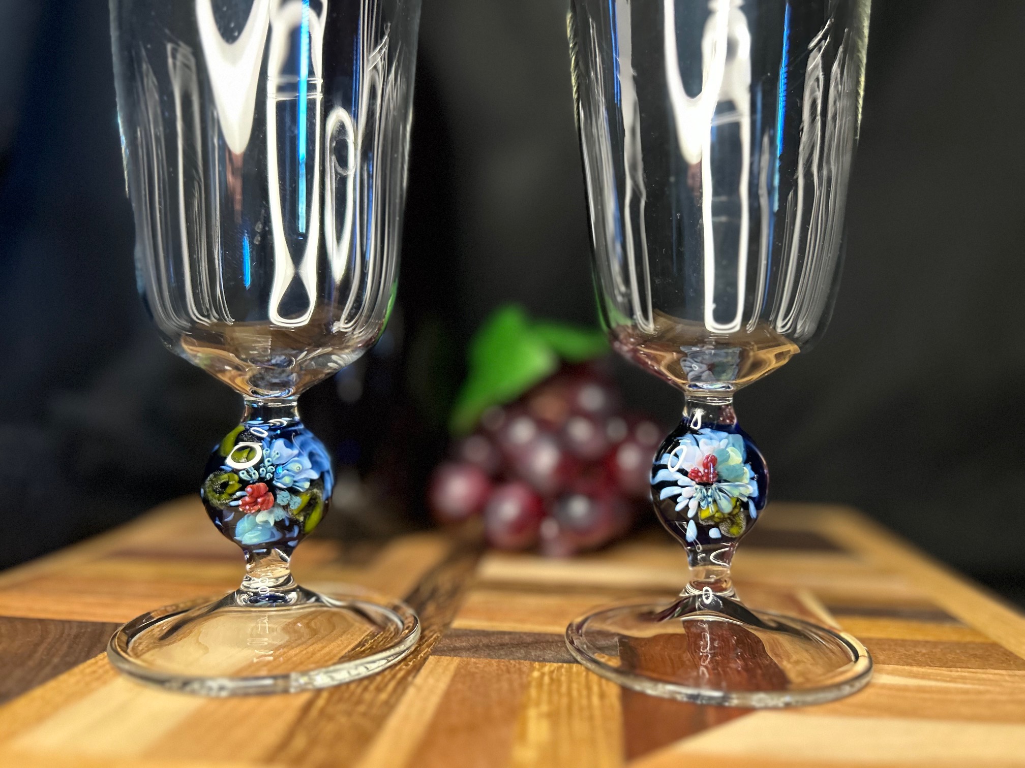 Elegant Handcrafted Wine Glasses