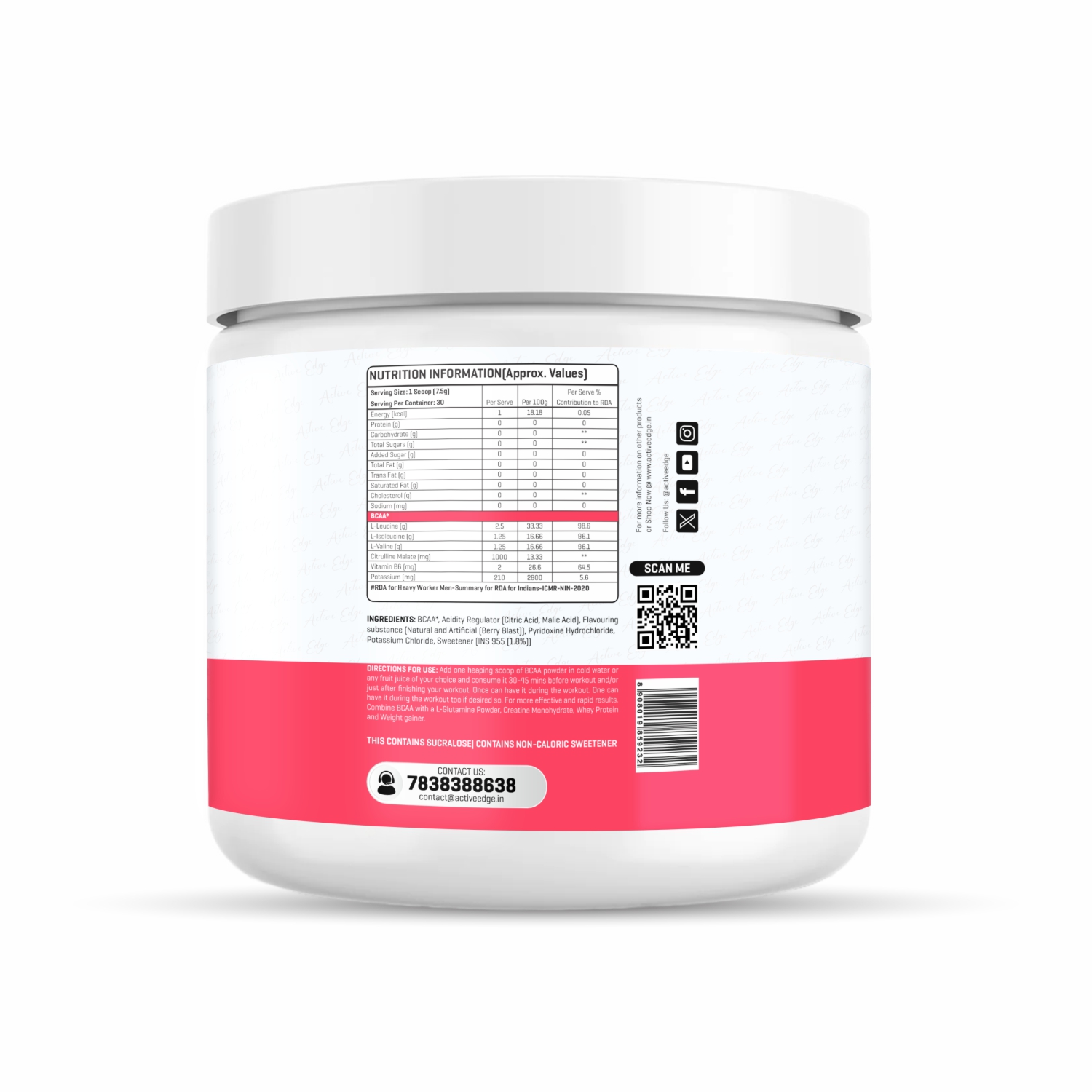 Active Edge  BCAA Supplement