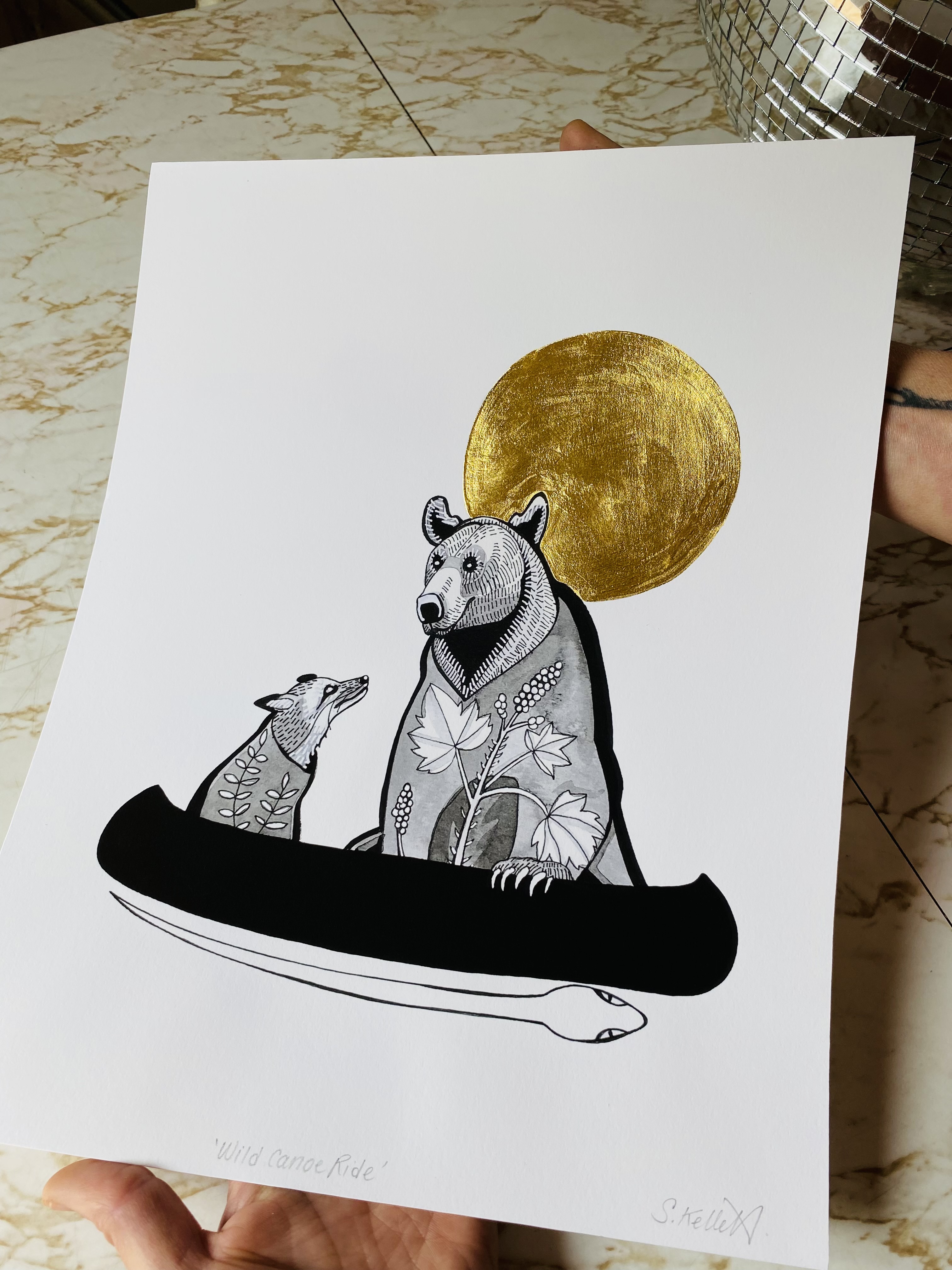 'Wild Canoe Ride' LIMITED EDITION Art Print