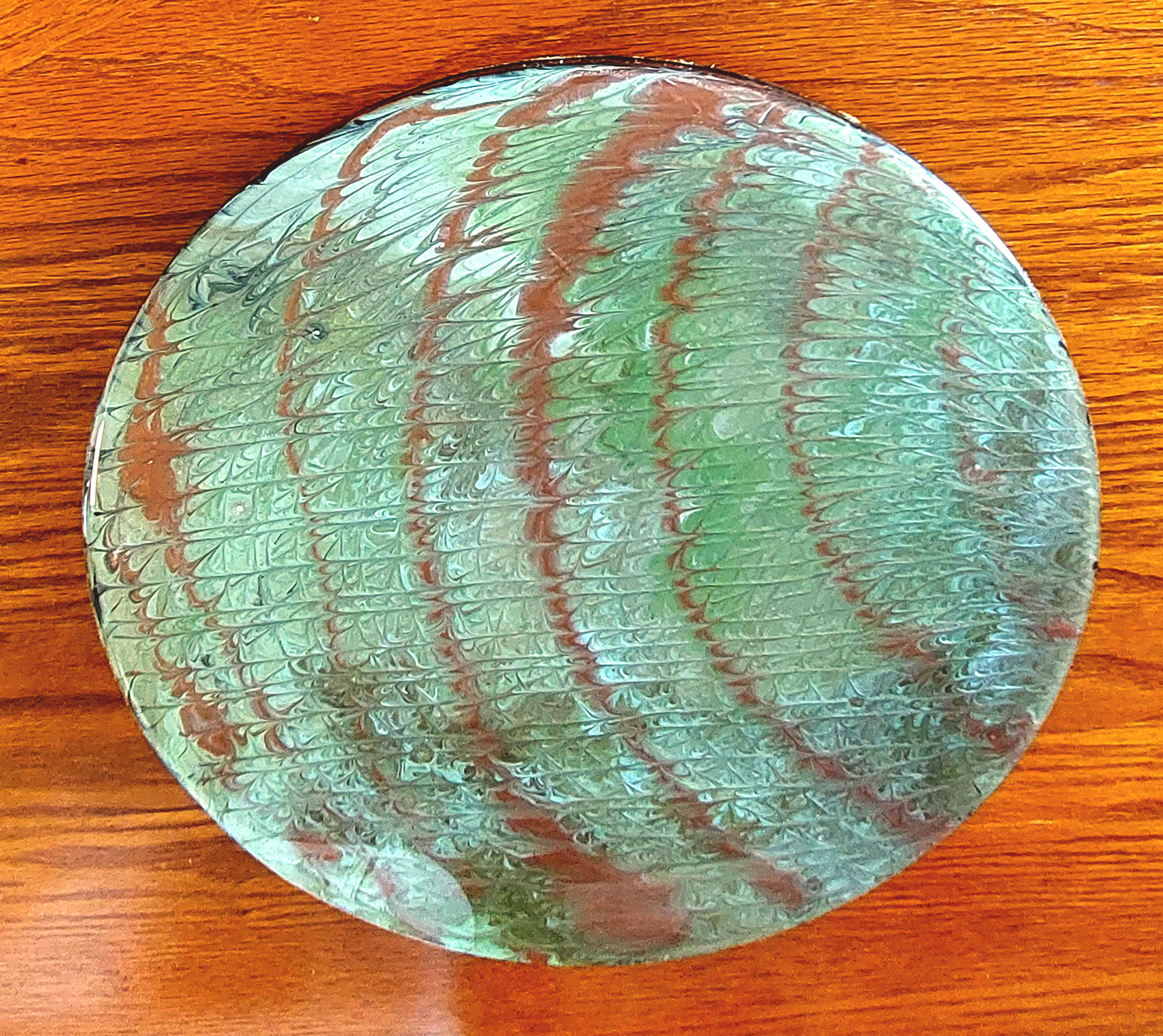 #064 - Lazy Susan Abstract - 12"