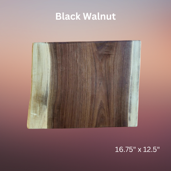 #372 - Charcuterie Board - Black Walnut 