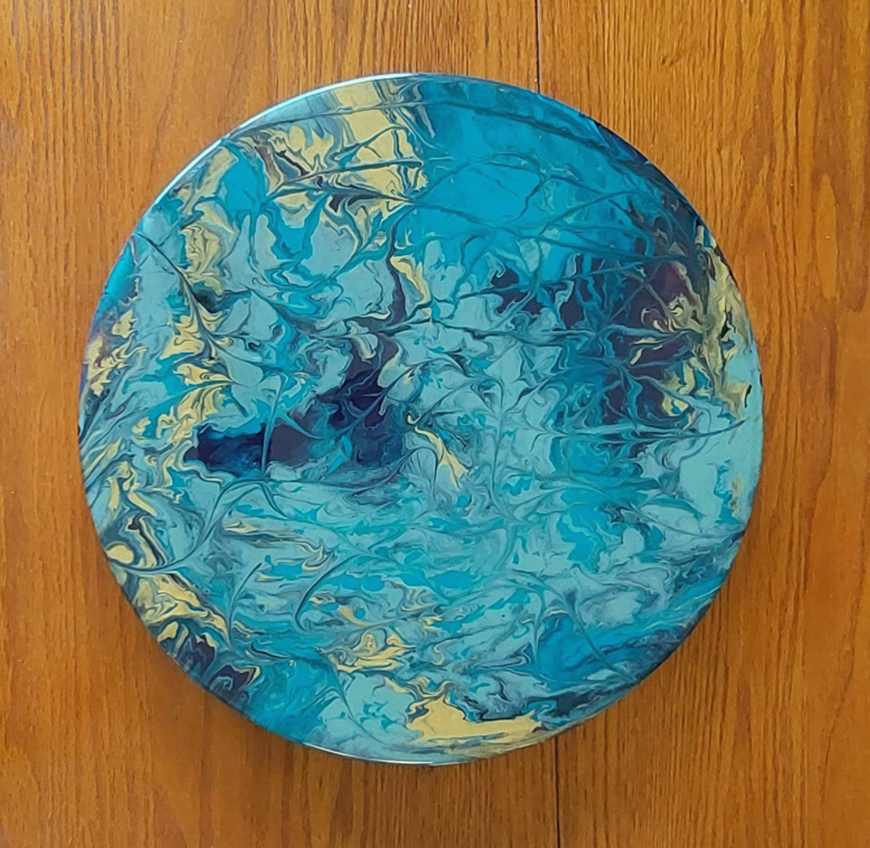#227 - Lazy Susan -Abstract - 15"