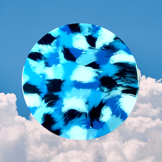 #89 - Lazy Susan - Abstract - 15"