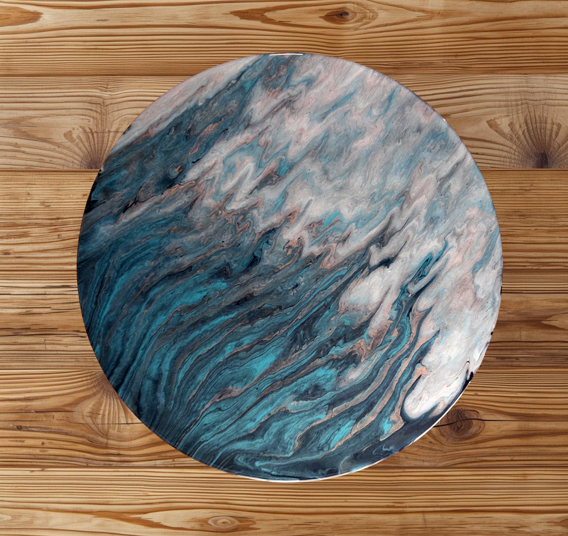 #463 - Lazy Susan -Abstract - 15"