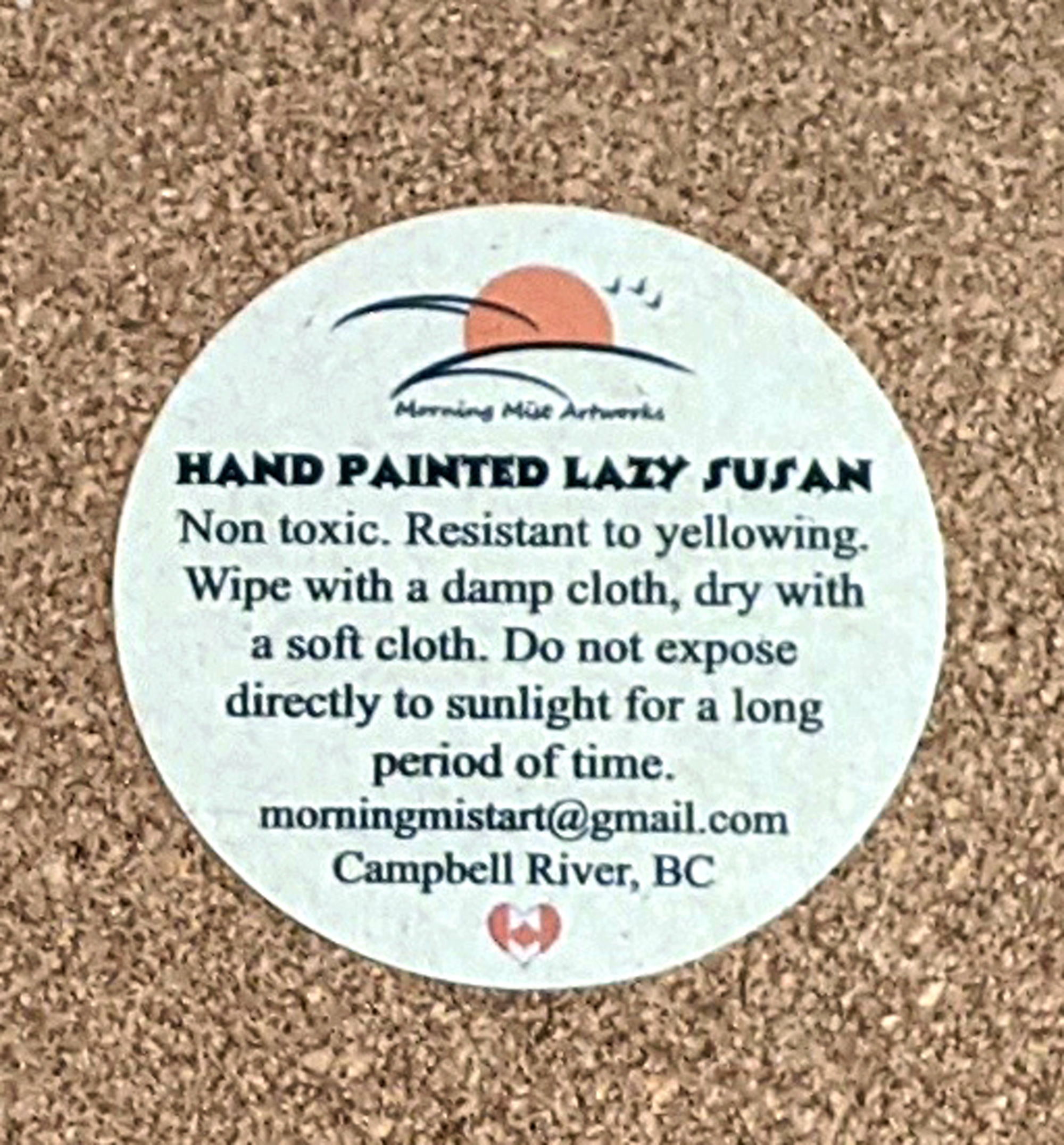 #463 - Lazy Susan -Abstract - 15"