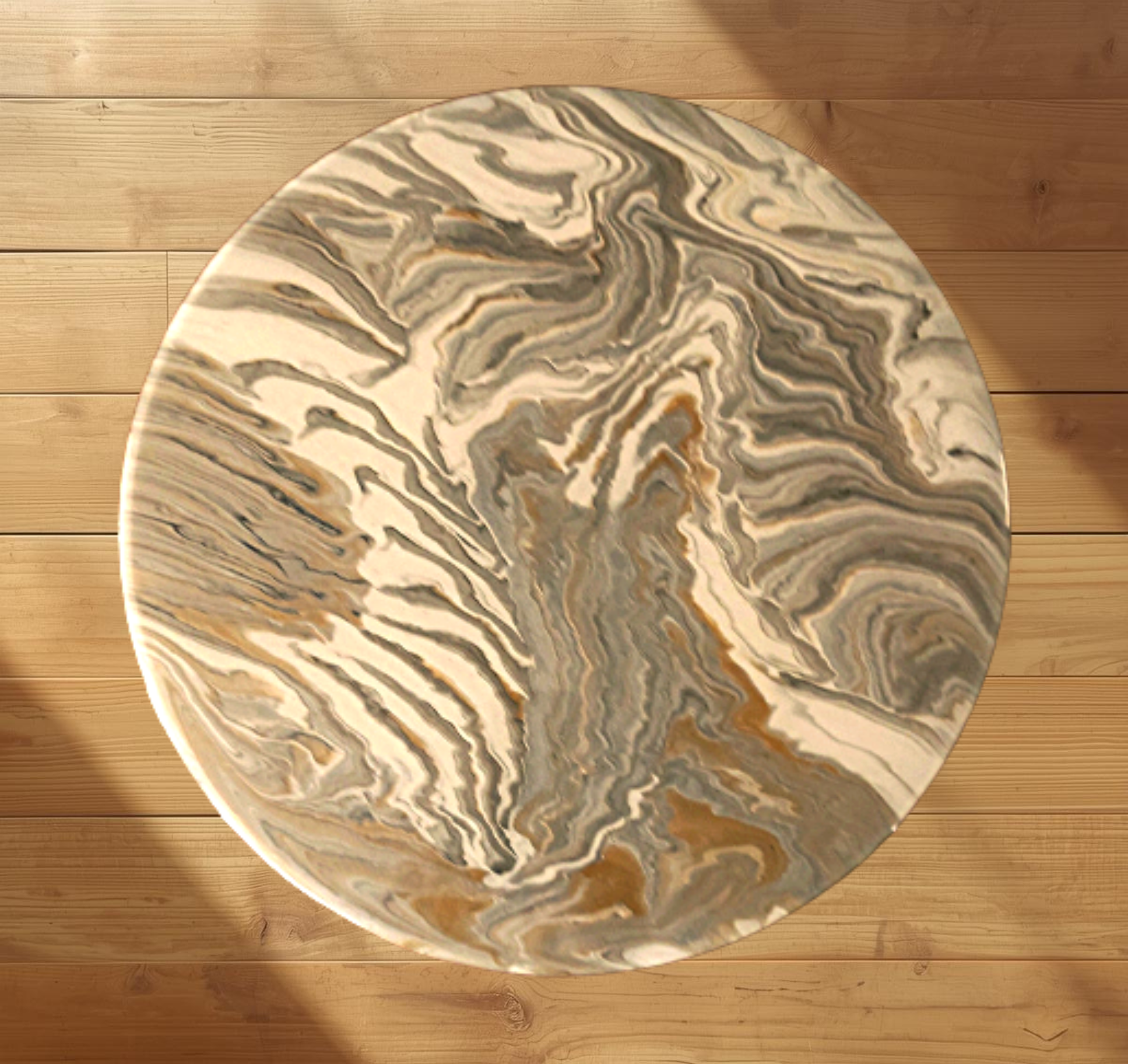 #429 - Lazy Susan -Abstract - 15"