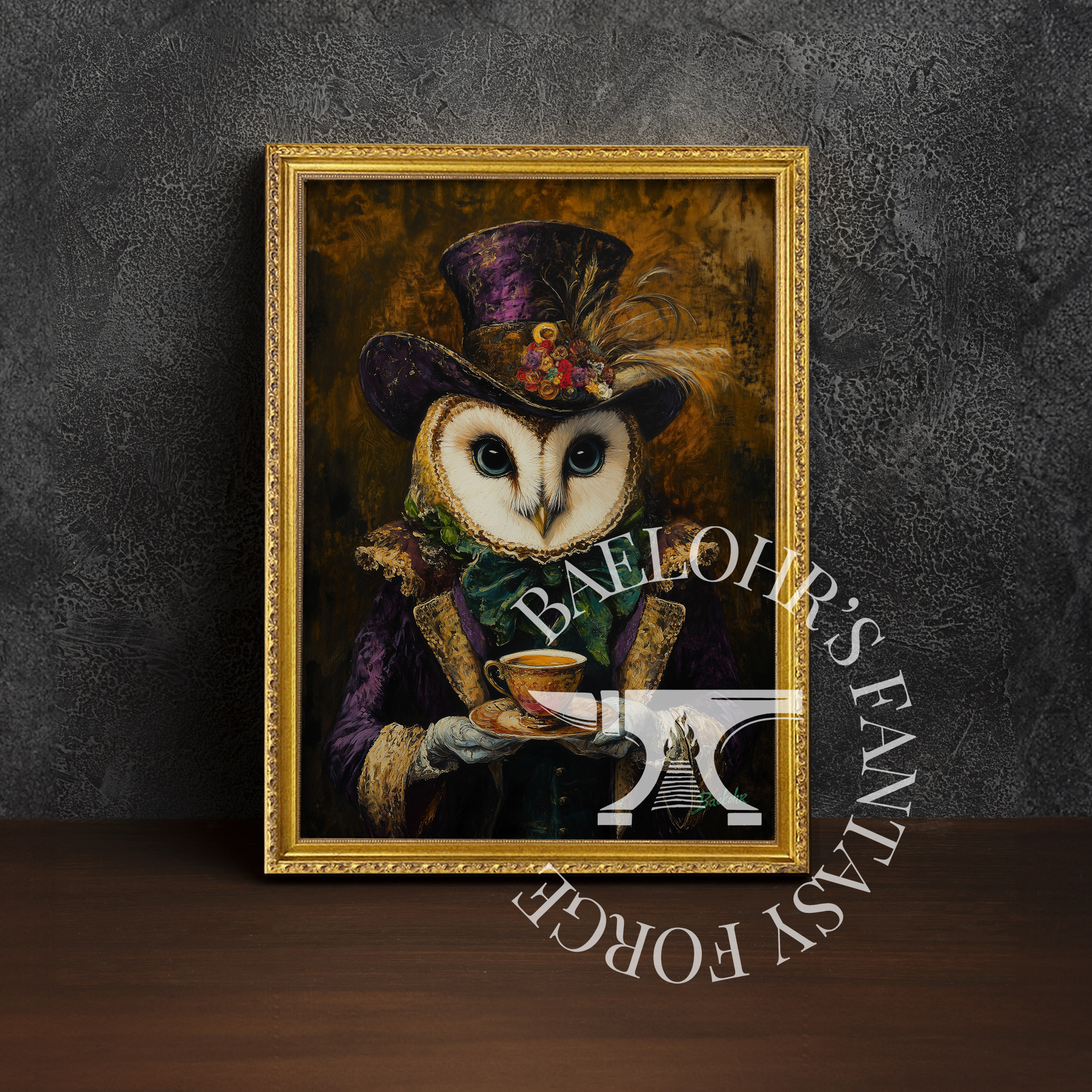 The Mad Hatter Barn Owl