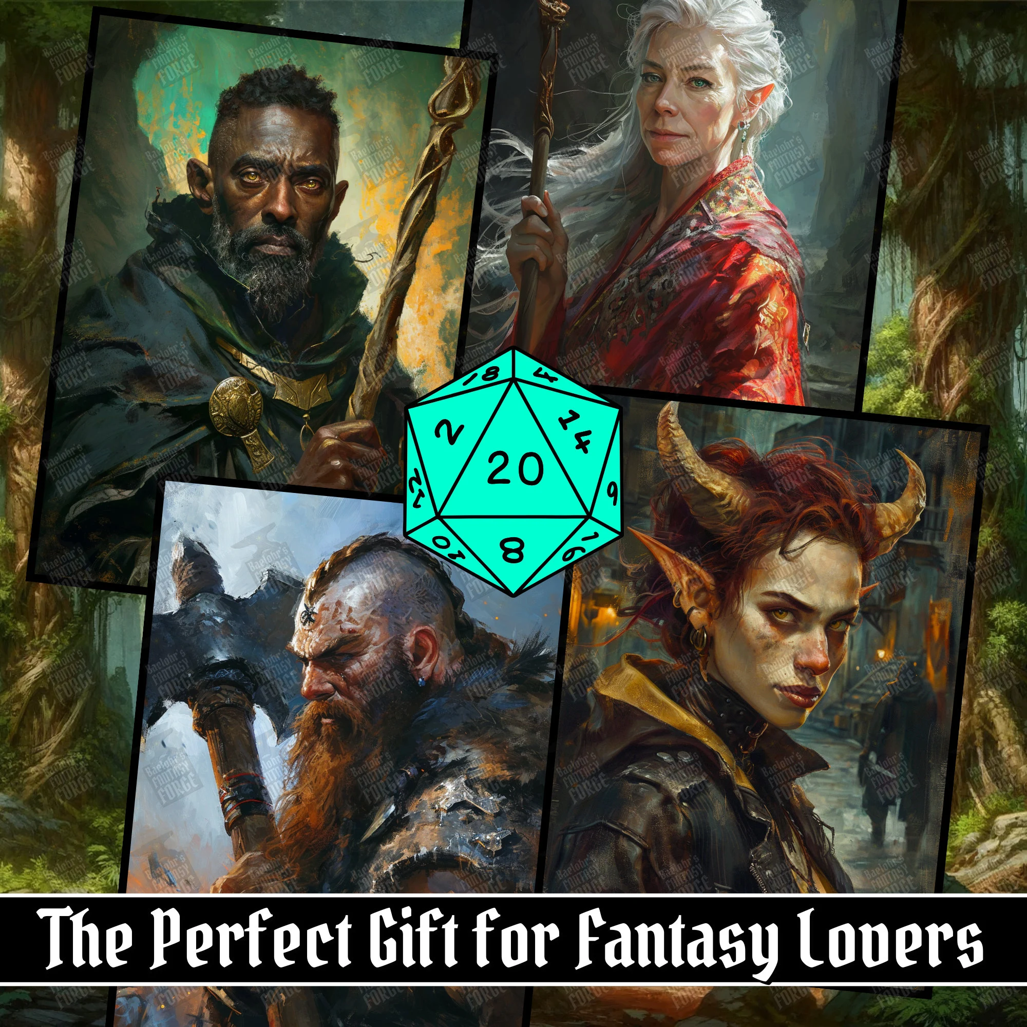 100 D&D Character Portraits Mega Pack Vol5