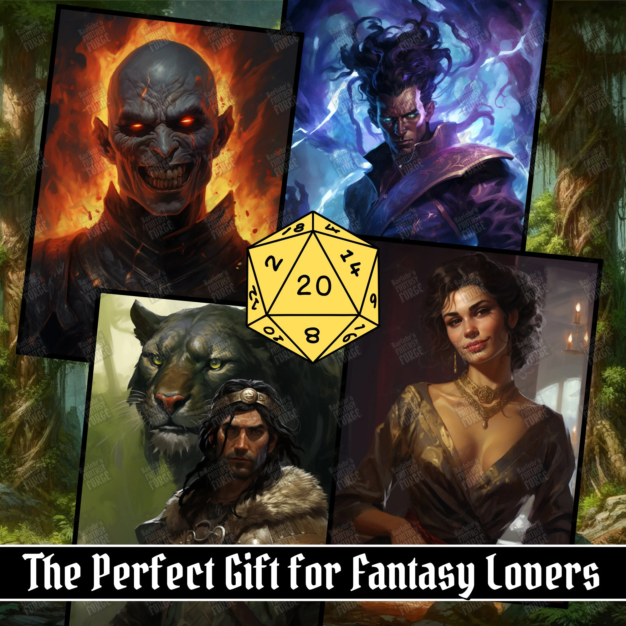 100 D&D Character Portraits Mega Pack Vol3