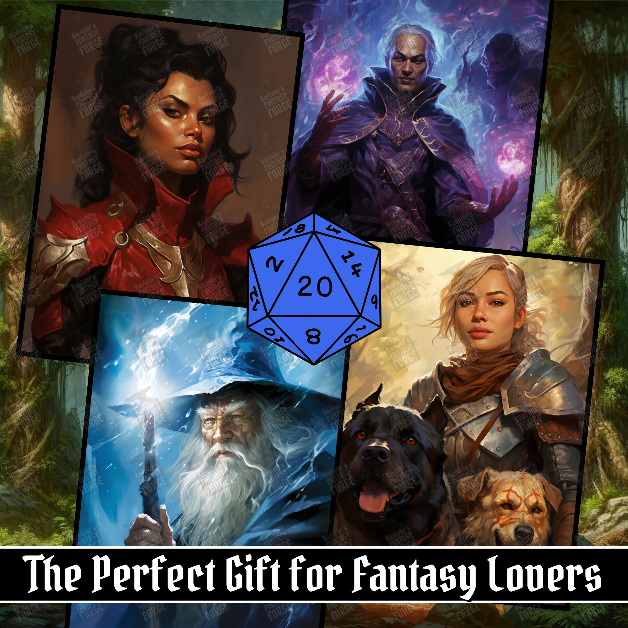 100 D&D Character Portraits Mega Pack Vol6