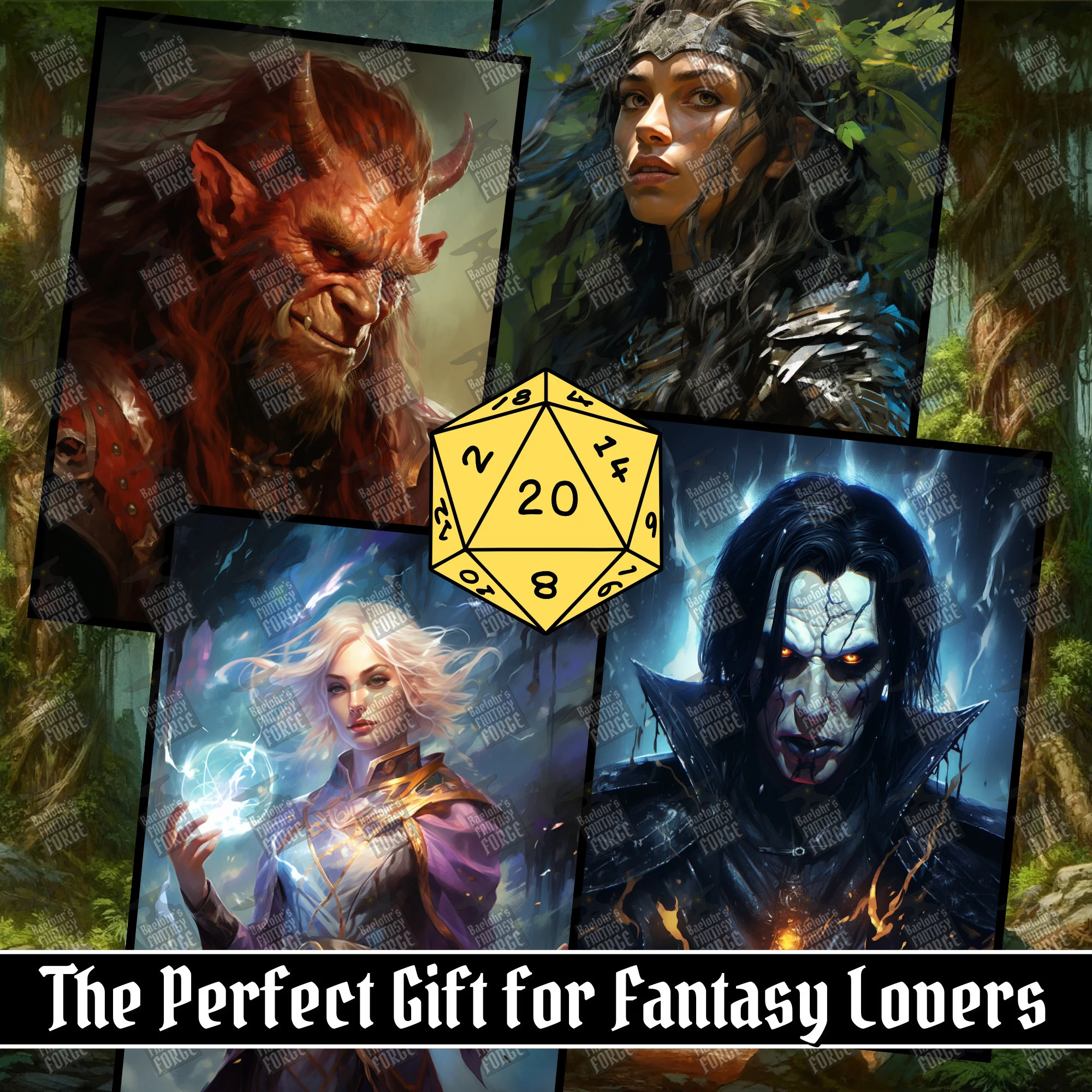 100 D&D Character Portraits Mega Pack Vol2