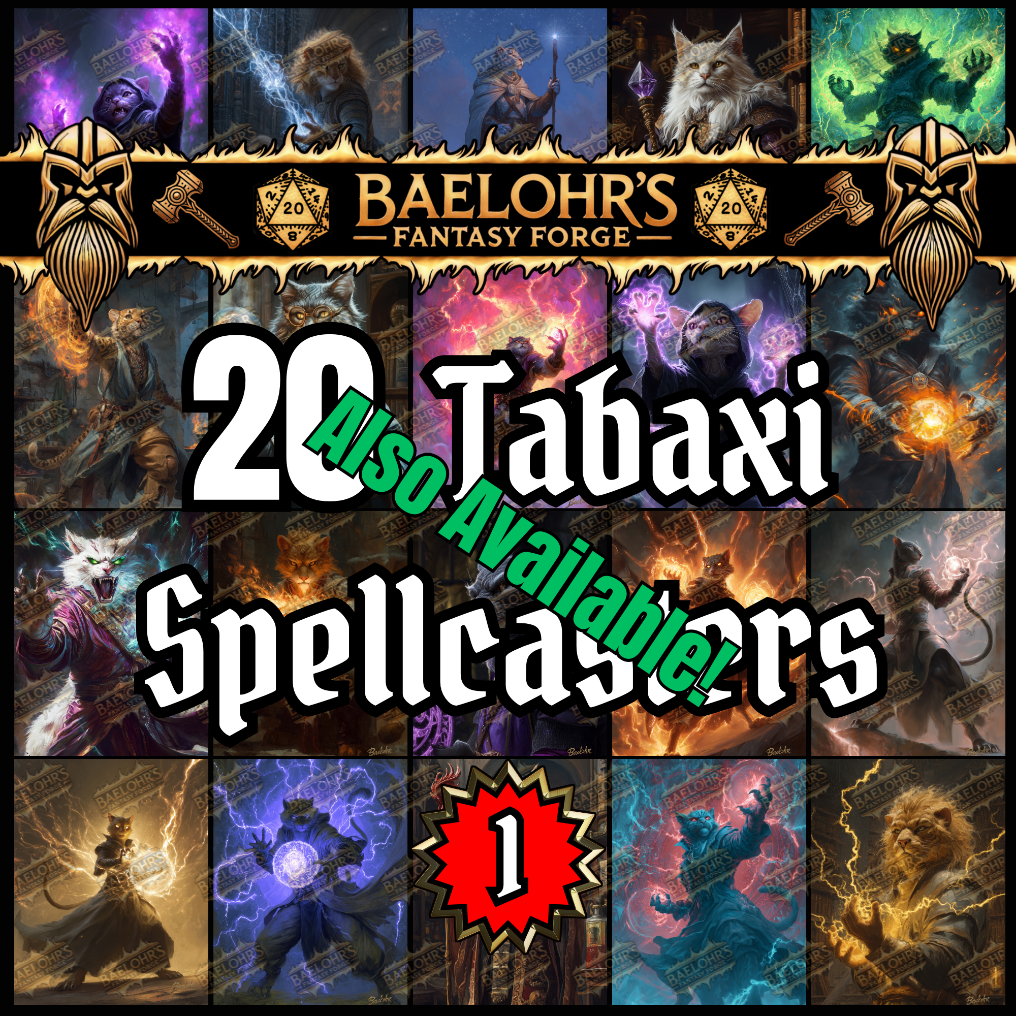 100 D&D Character Portraits Mega Pack Vol2