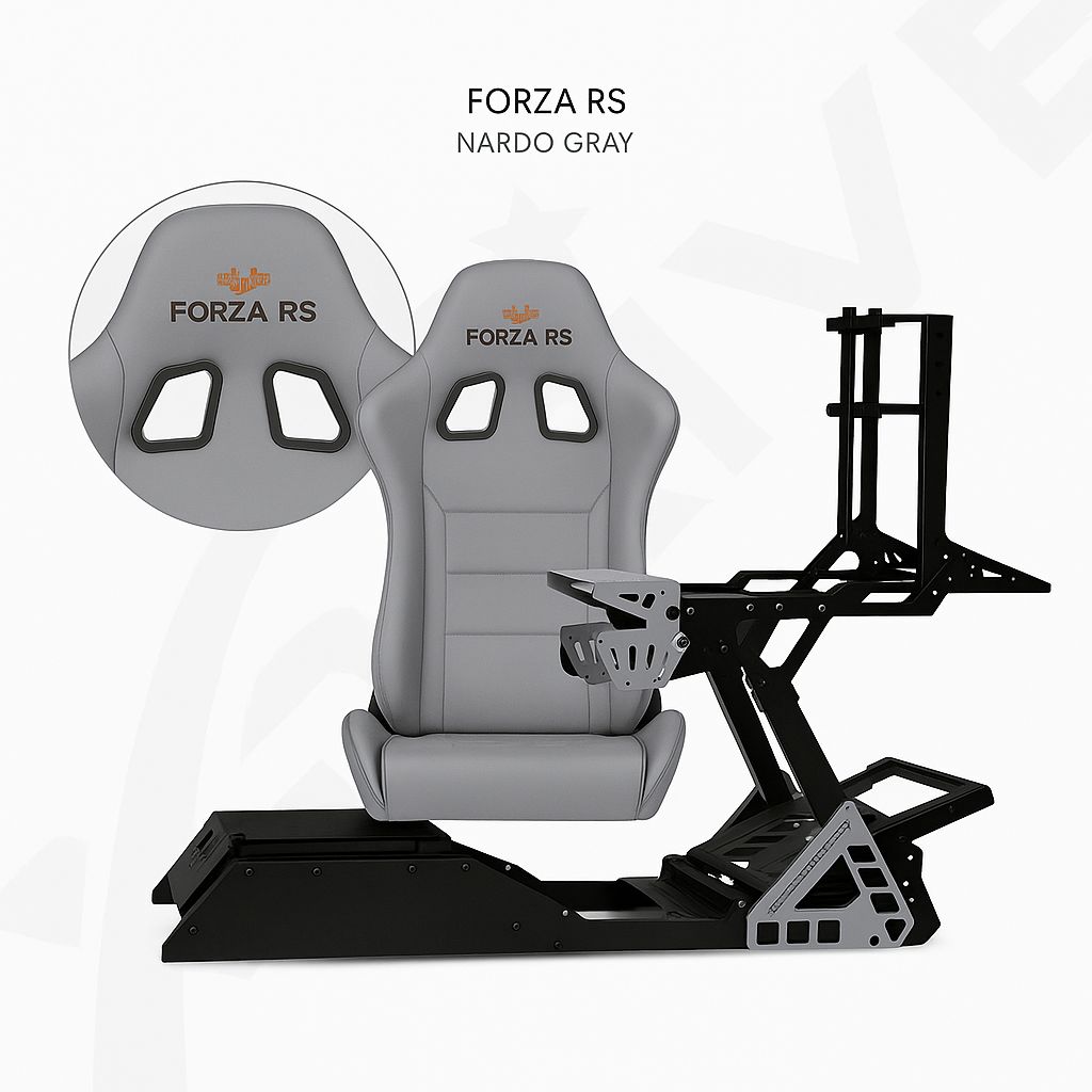 Forza RS Nardo Gray Simülasyon Koltuğu