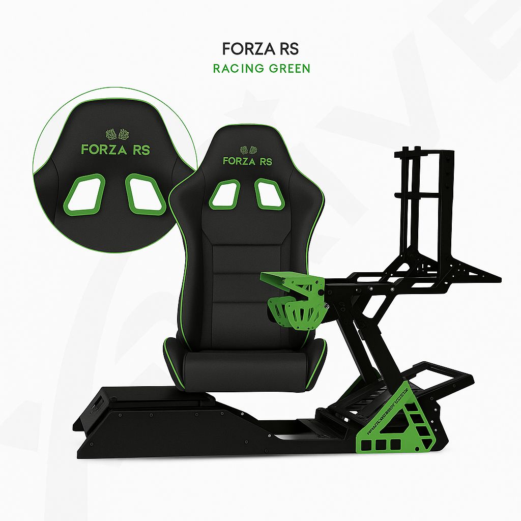Forza RS Racing Green Simülasyon Koltuğu