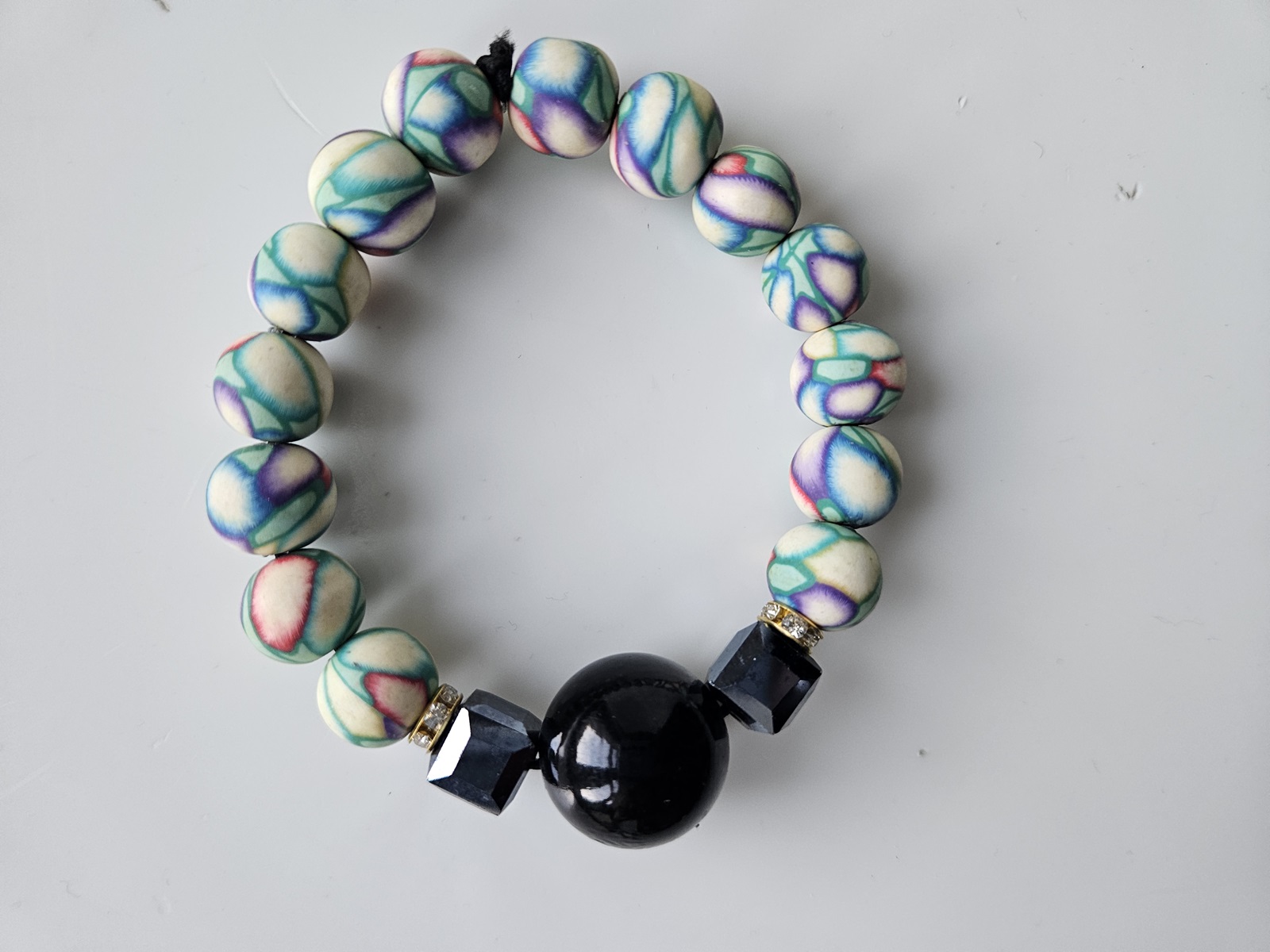 Handmade Multicoloured Bead Bracelet –Authentic African Craft by ArtByAfricans