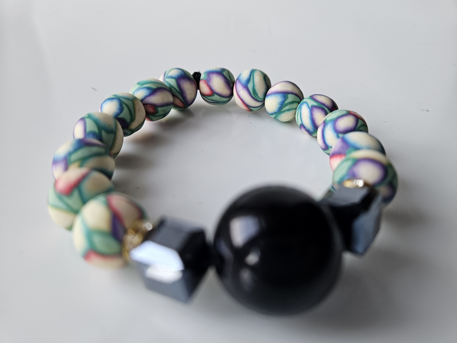 Handmade Multicoloured Bead Bracelet –Authentic African Craft by ArtByAfricans