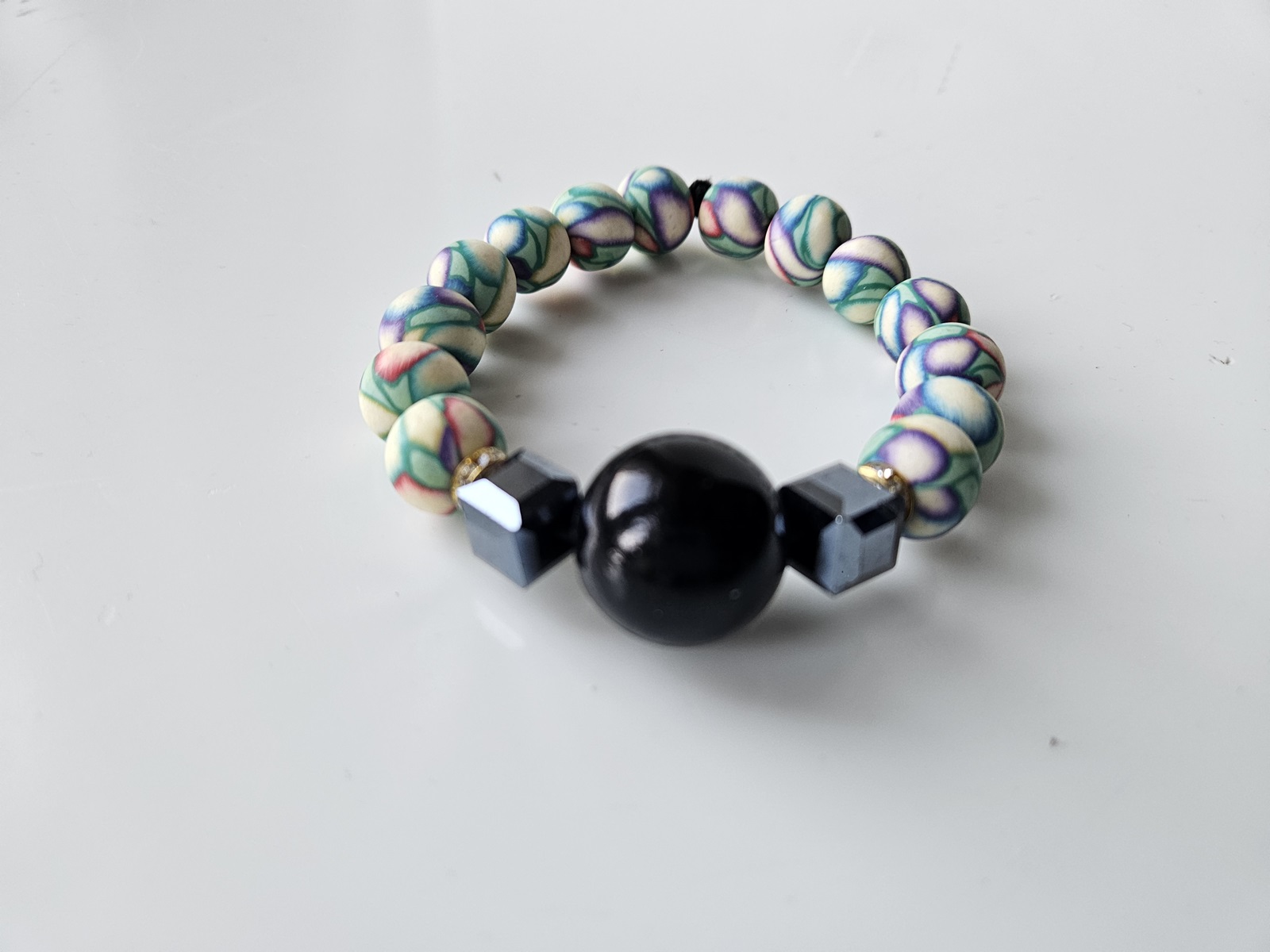 Handmade Multicoloured Bead Bracelet –Authentic African Craft by ArtByAfricans