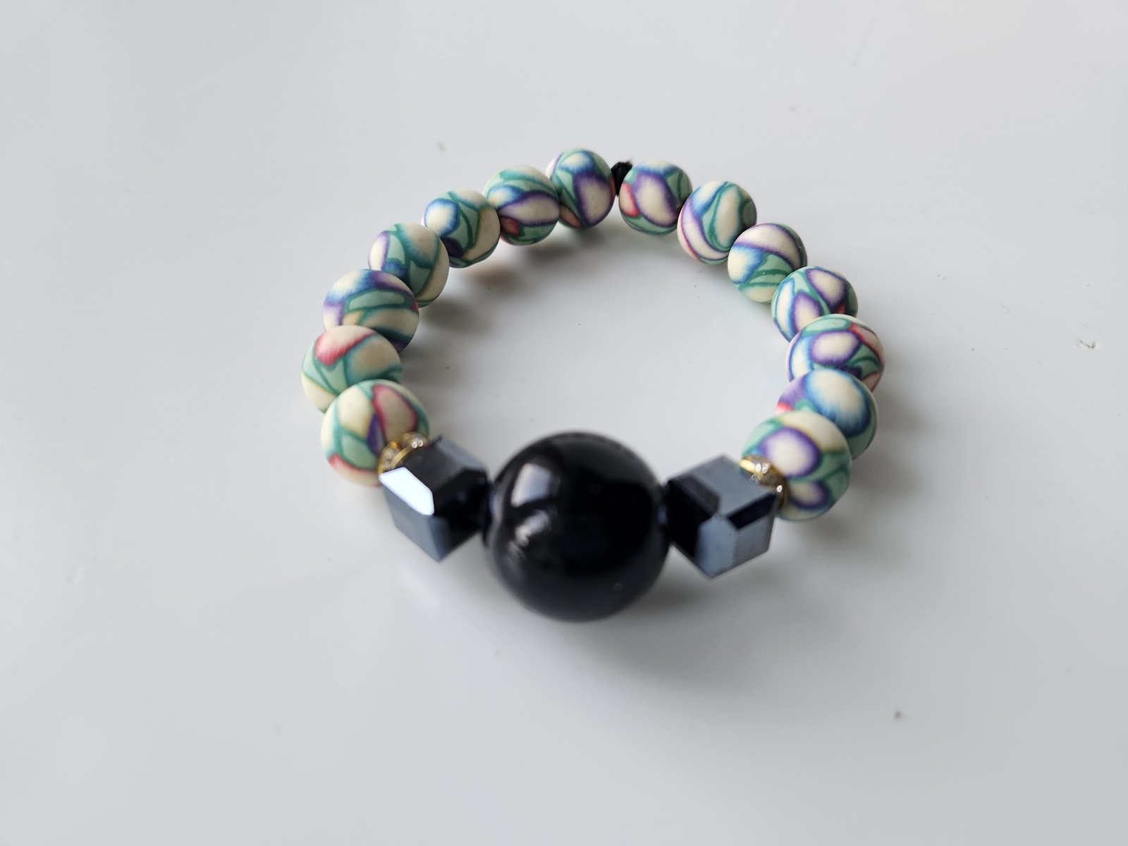 Handmade Multicoloured Bead Bracelet –Authentic African Craft by ArtByAfricans