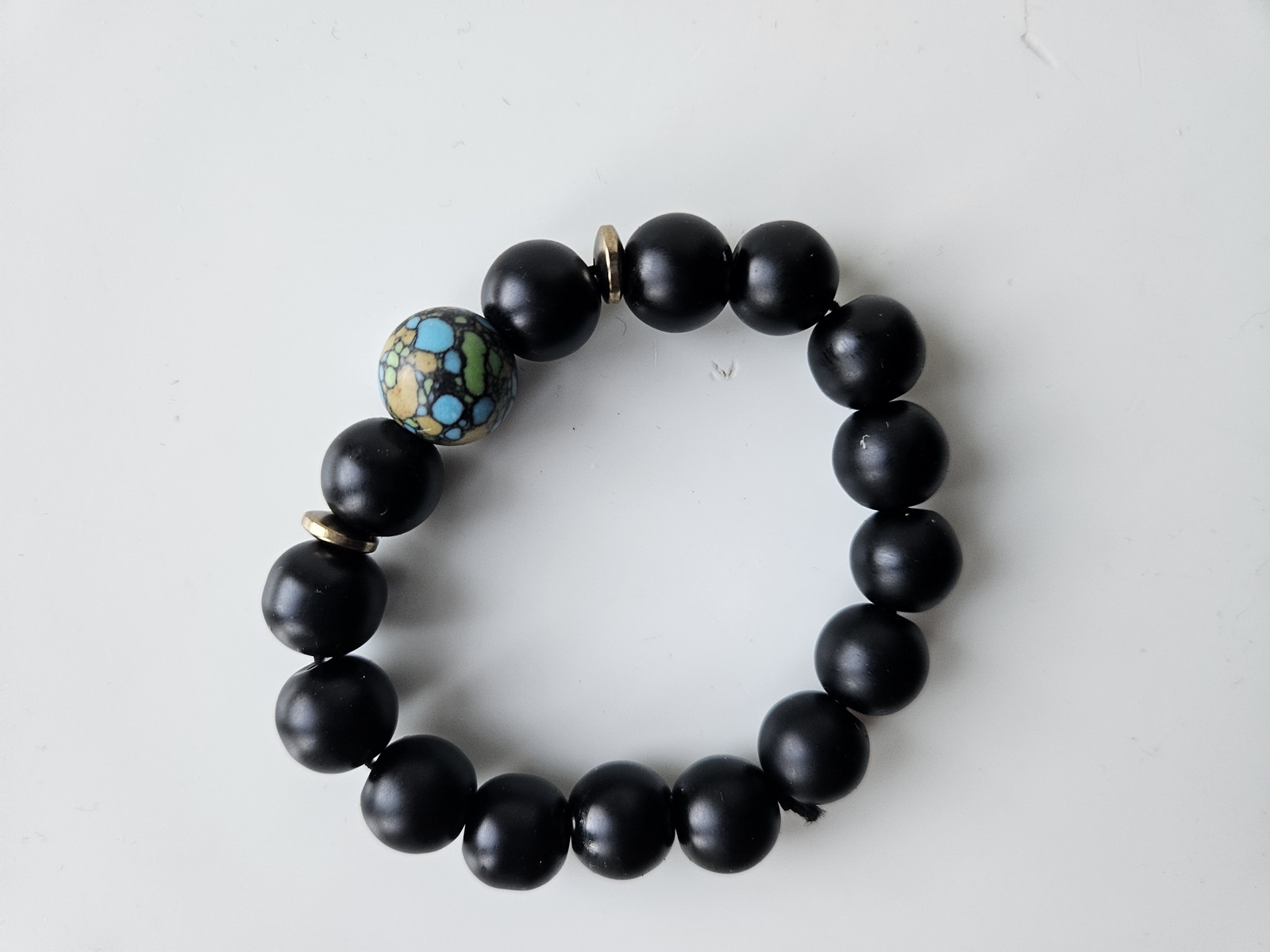 Handmade Multicoloured Bead Bracelet –Authentic African Craft by ArtByAfricans