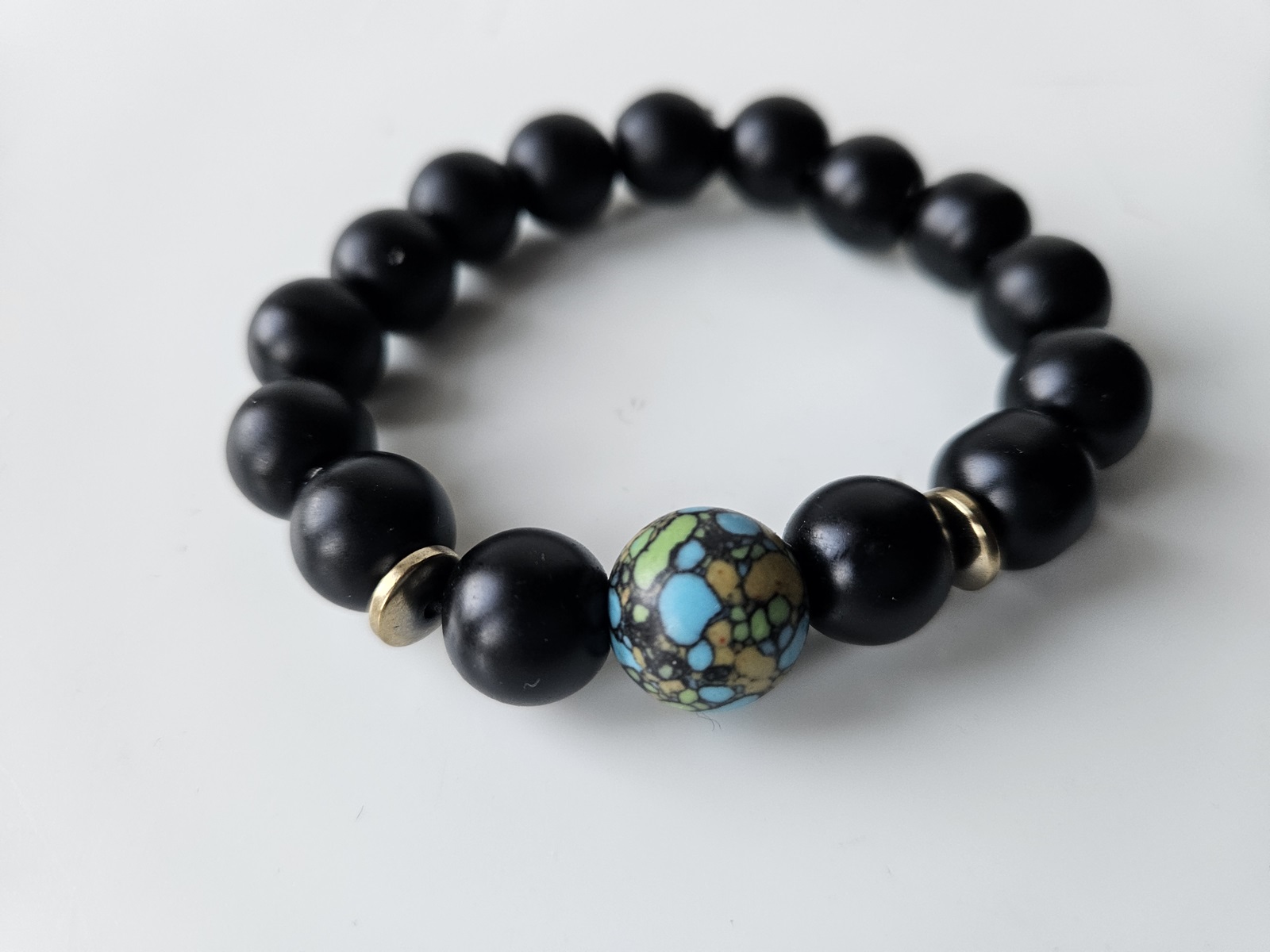 Handmade Multicoloured Bead Bracelet –Authentic African Craft by ArtByAfricans