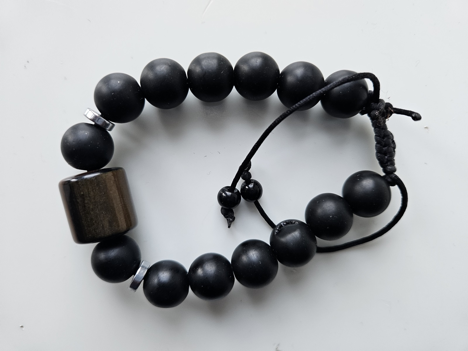 Handmade Black/Brown Bead Bracelet –Authentic African Craft by ArtByAfricans