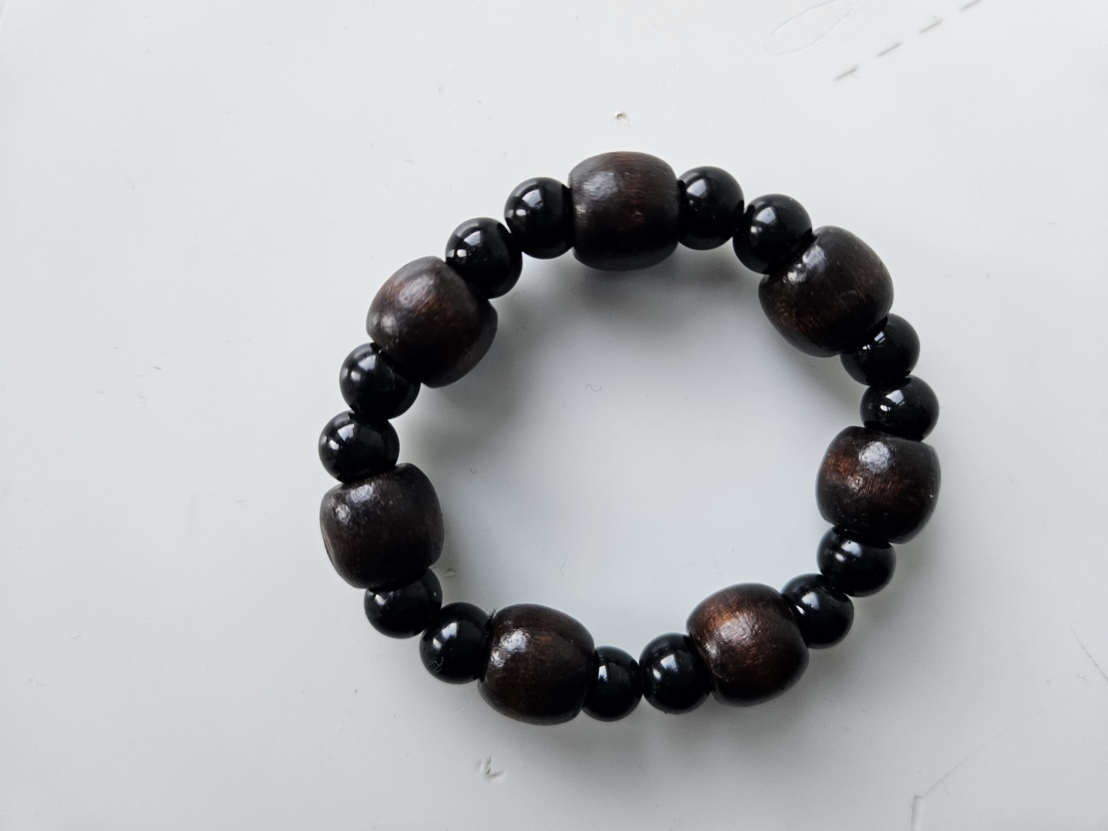 Handmade Black/Brown Bead Bracelet –Authentic African Craft by ArtByAfricans