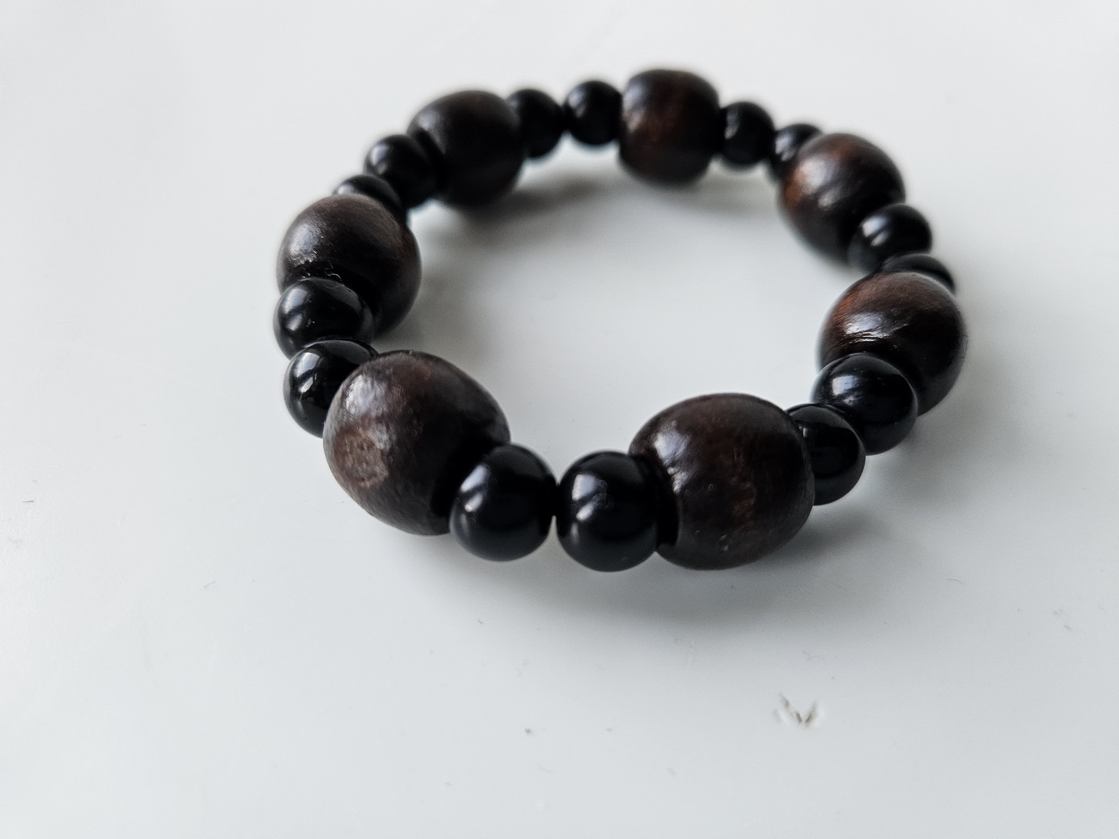 Handmade Black/Brown Bead Bracelet –Authentic African Craft by ArtByAfricans