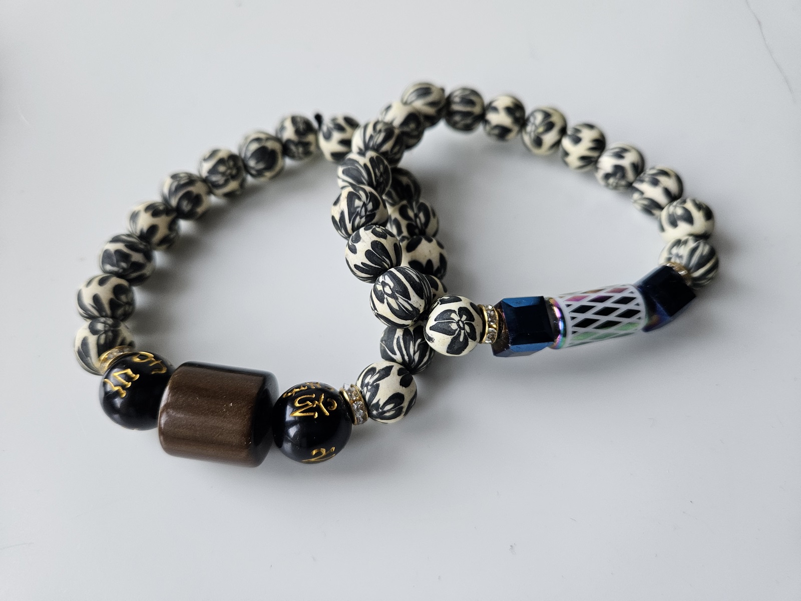 Handmade 2 - Set Multicoloured Bead Bracelet –Authentic African Craft by ArtByAfricans