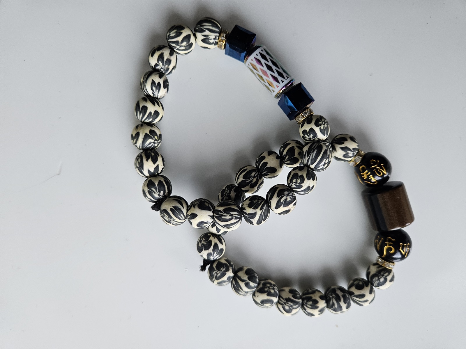 Handmade 2 - Set Multicoloured Bead Bracelet –Authentic African Craft by ArtByAfricans