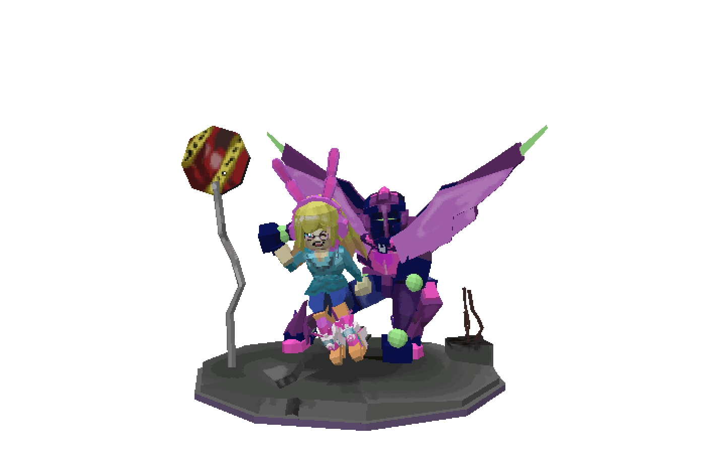 Azumi And Unit-05 Figurine