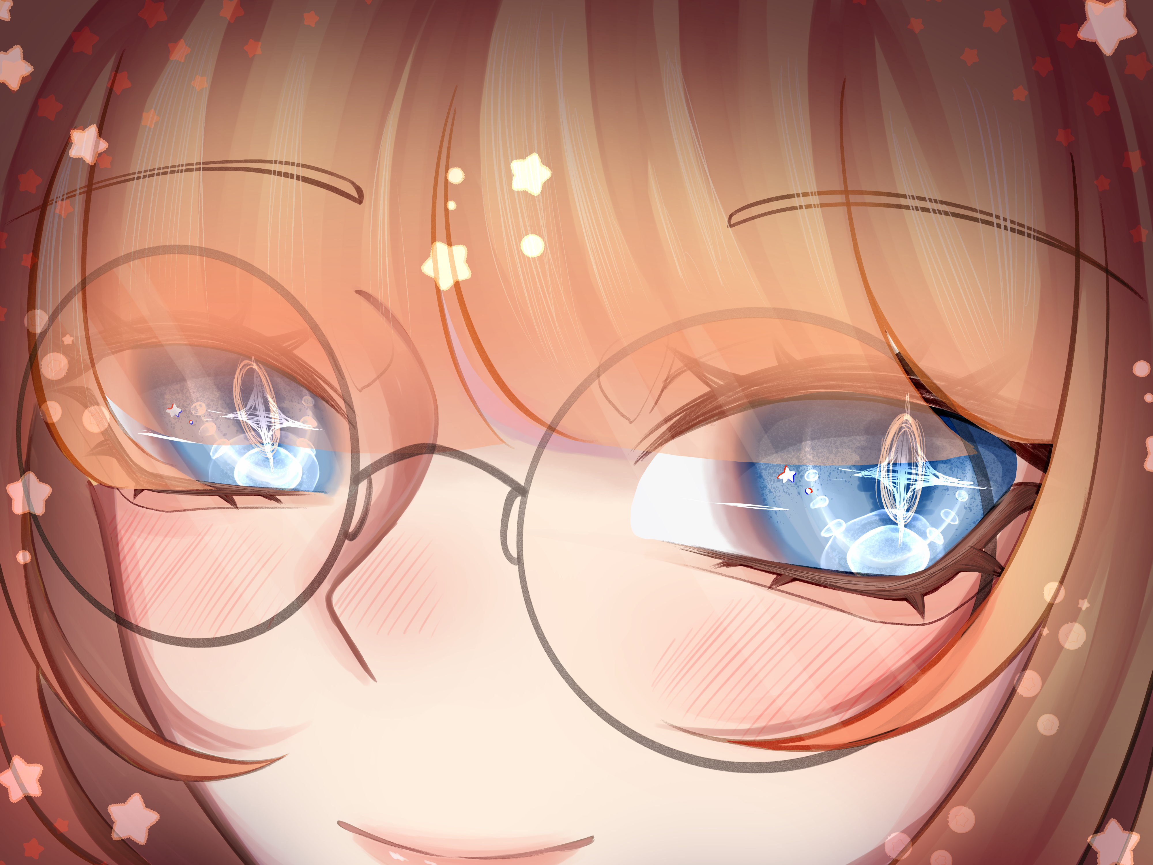 Starry eyes Print