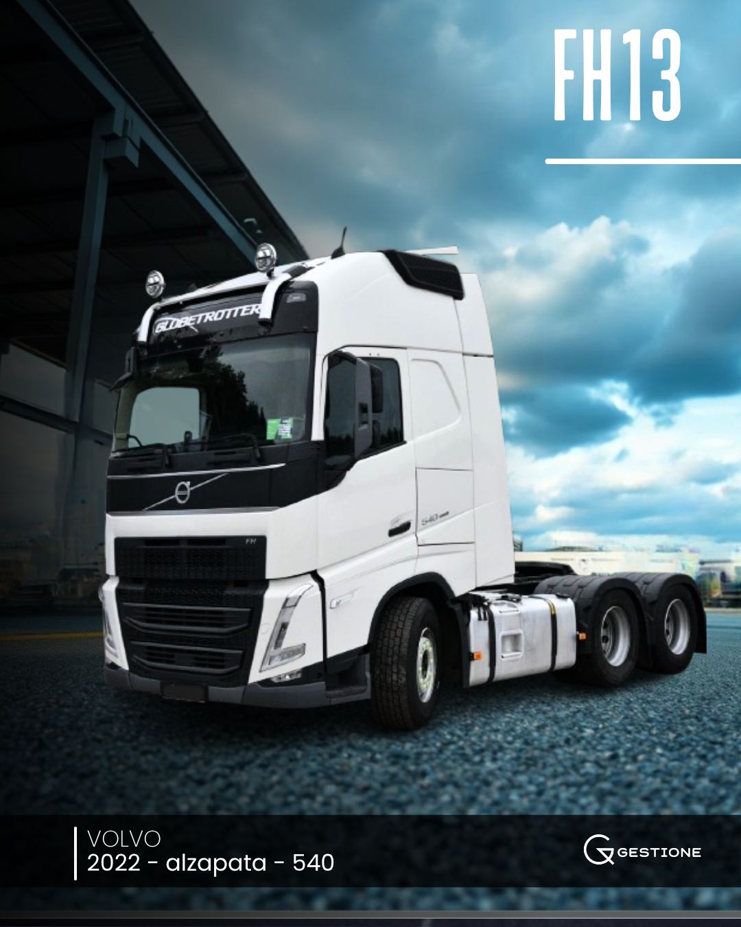 VOLVO FH13 540 ALZAPATA FAROL L