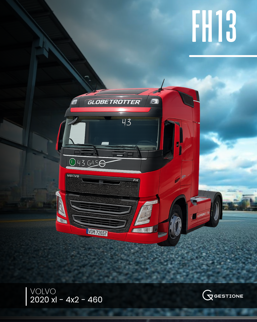 VOLVO FH13 460 SENCILLO 2020