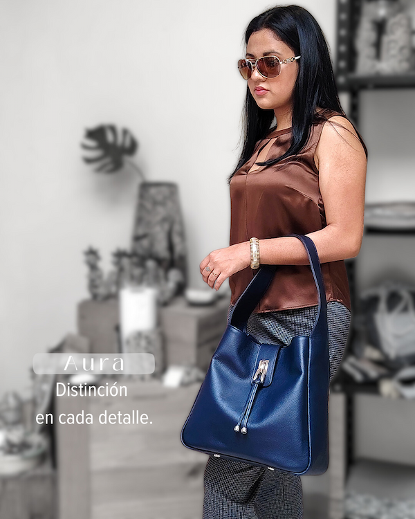 Bolso de cuero Aura
