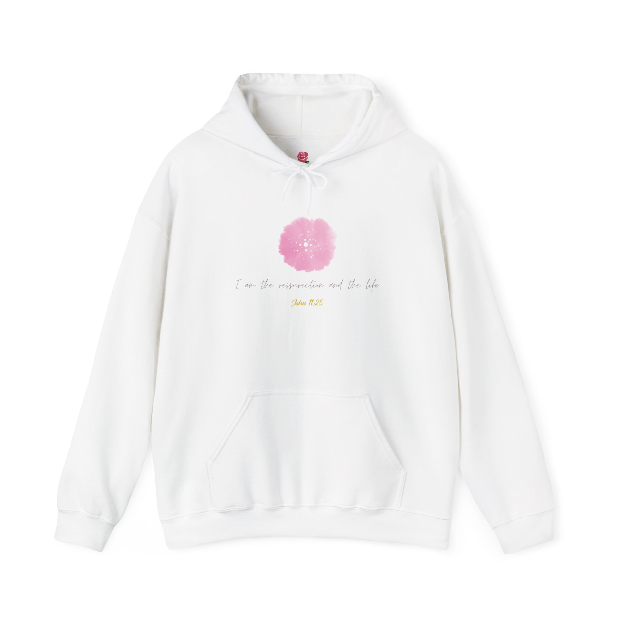 He Has Risen Floral Hoodie