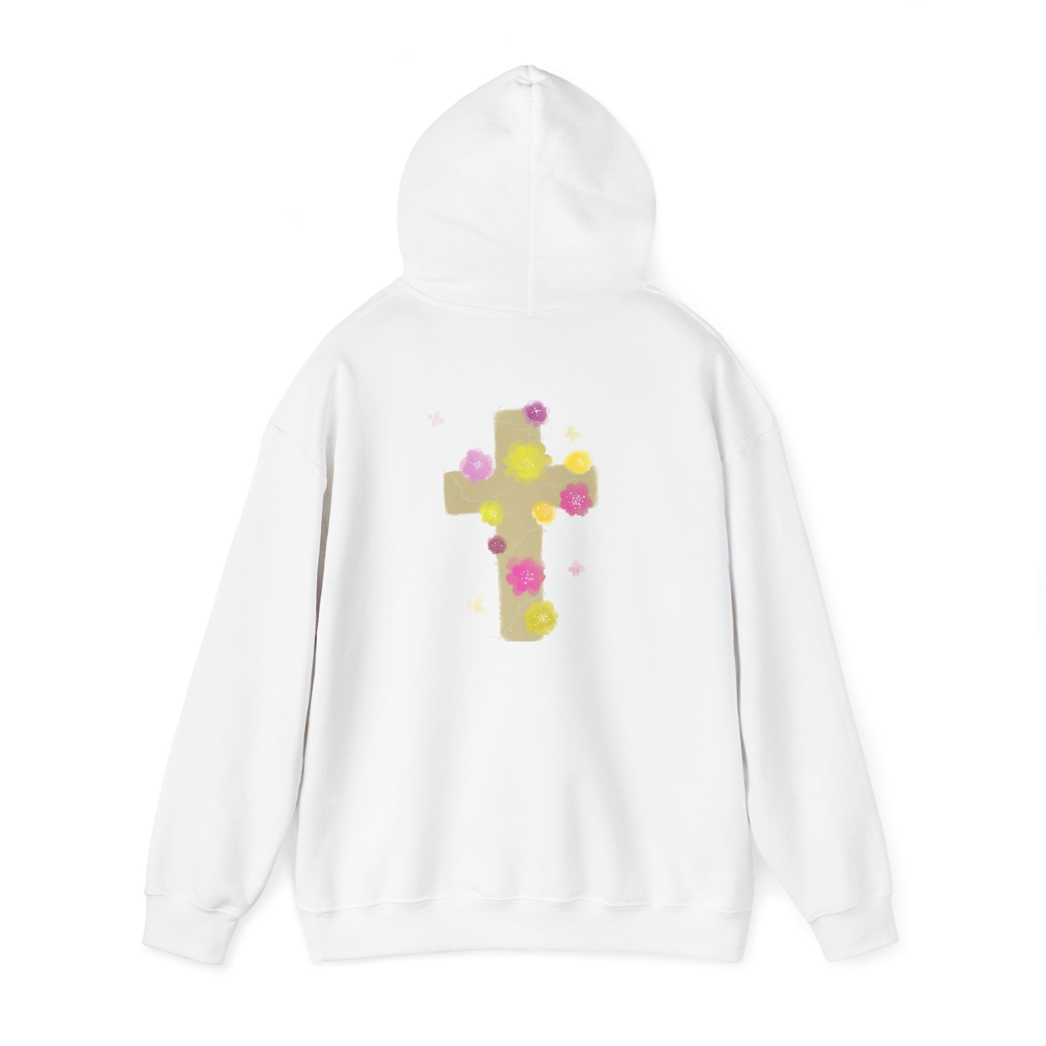 He Has Risen Floral Hoodie