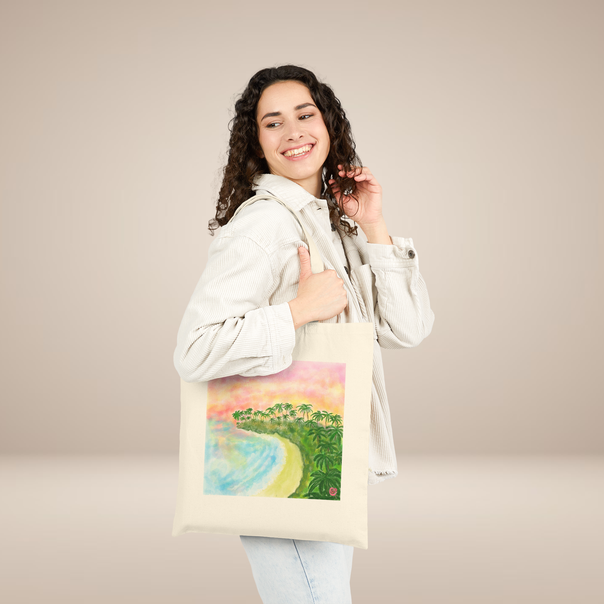 Golden Summer Sunset Tote Bag